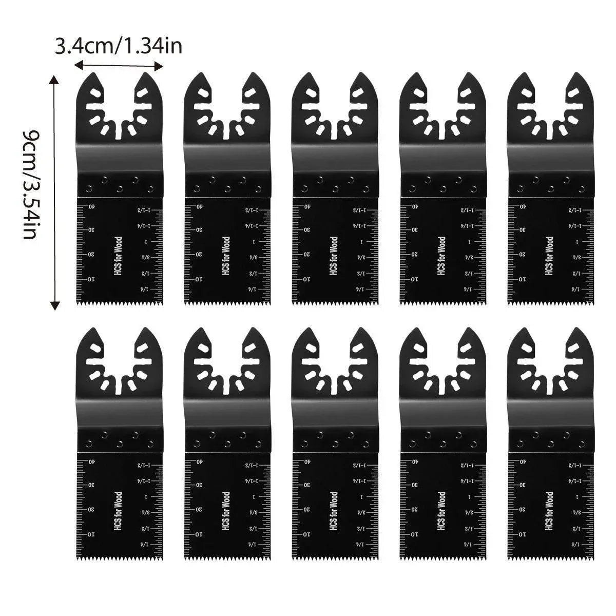 10/20/30PCS Universal Cutting Blades for Woodworking Power Tools Compatible with Multi-Tool - 30pcs