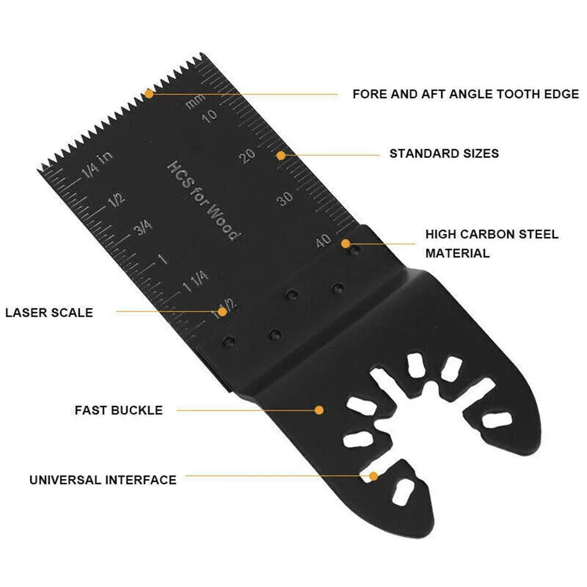 10/20/30PCS Universal Cutting Blades for Woodworking Power Tools Compatible with Multi-Tool - 30pcs