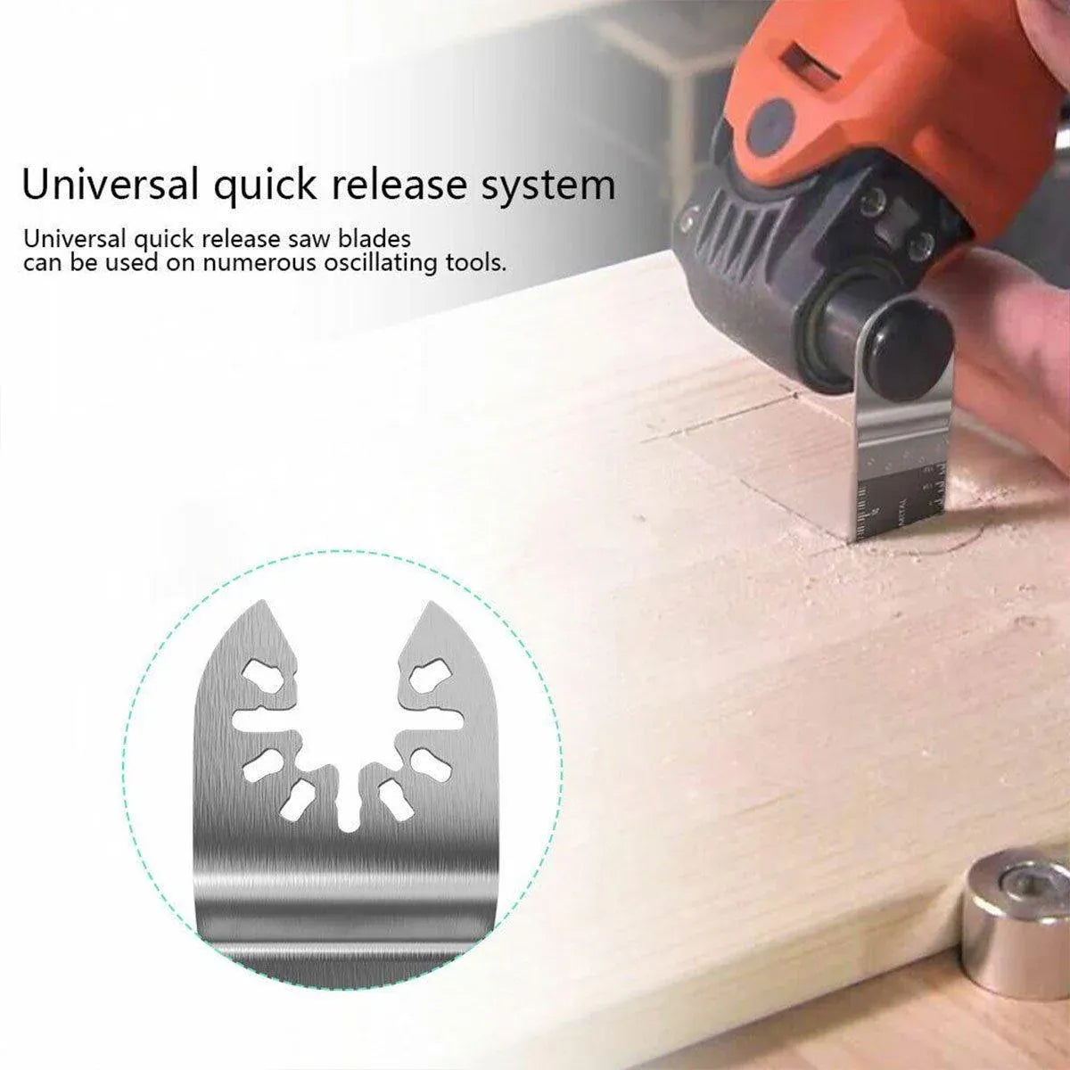 10/20/30PCS Universal Cutting Blades for Woodworking Power Tools Compatible with Multi-Tool - 30pcs