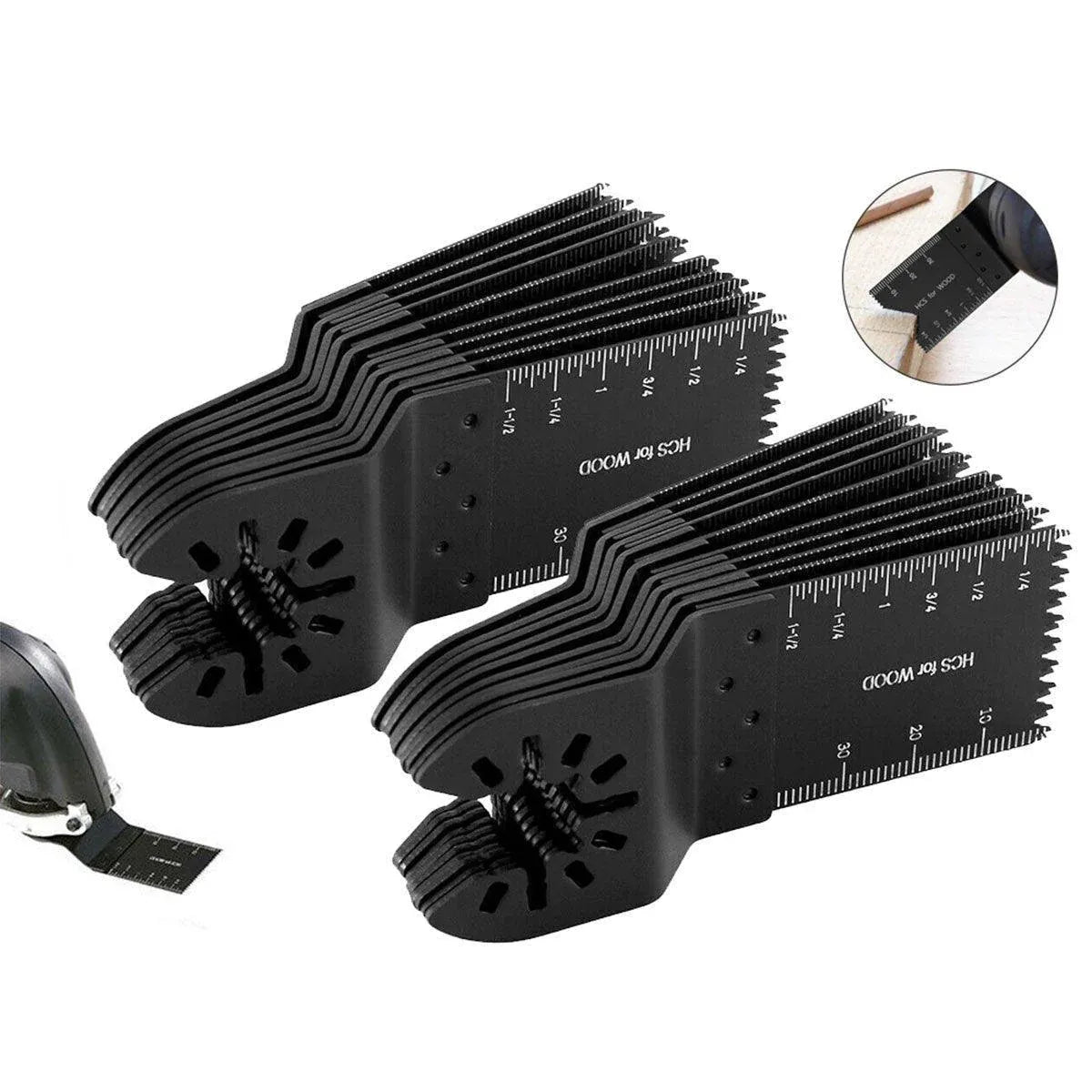 10/20/30PCS Universal Cutting Blades for Woodworking Power Tools Compatible with Multi-Tool - 30pcs