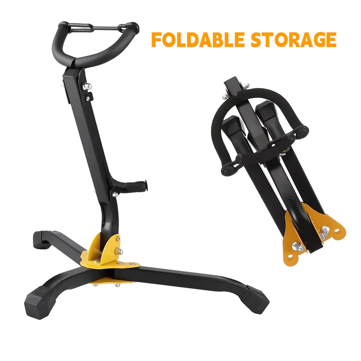 Portable Foldable Alto Tenor Saxophone Stand Stable Non Slip For Music Practice