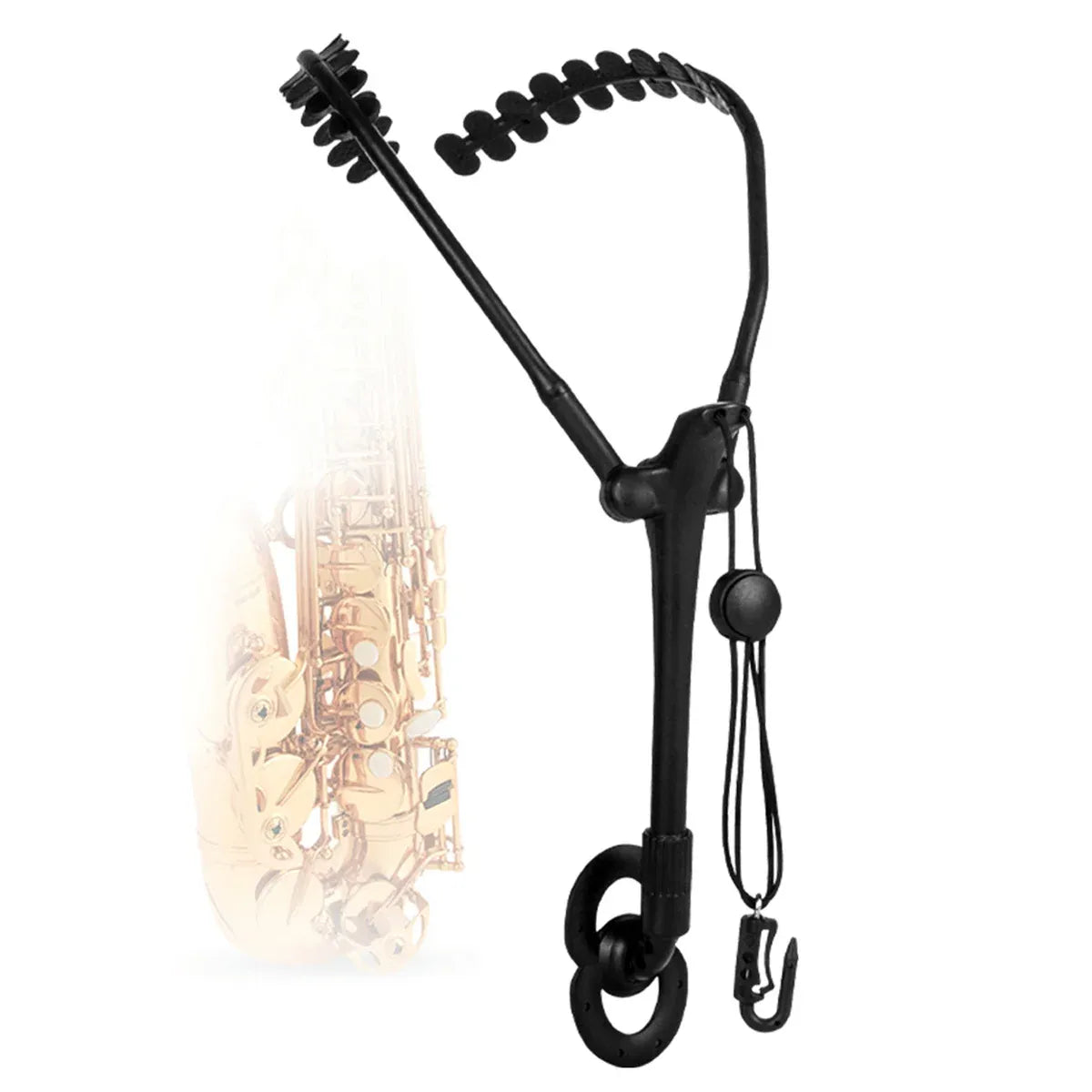 Saxophone Strap Double Shoulder Adjustable Neck Hanging Strap For Musician Use