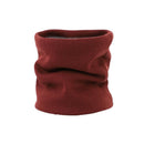 Fleece Neck Warmer Thermal Tube Scarf Winter Snood Hat for Men Women Outdoor - Wine Red