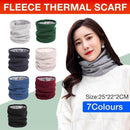 Fleece Neck Warmer Thermal Tube Scarf Winter Snood Hat for Men Women Outdoor - Wine Red