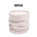 Fleece Neck Warmer Thermal Tube Scarf Winter Snood Hat for Men Women Outdoor - Wine Red