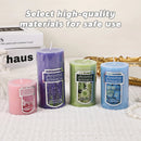 Classic Simple Cylindrical Scented Candles for Home Use Aromatherapy Decoration - Purple