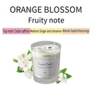 4Pcs Aroma Candles Smokeless Glass Scented Candles Gift Set for Relaxation