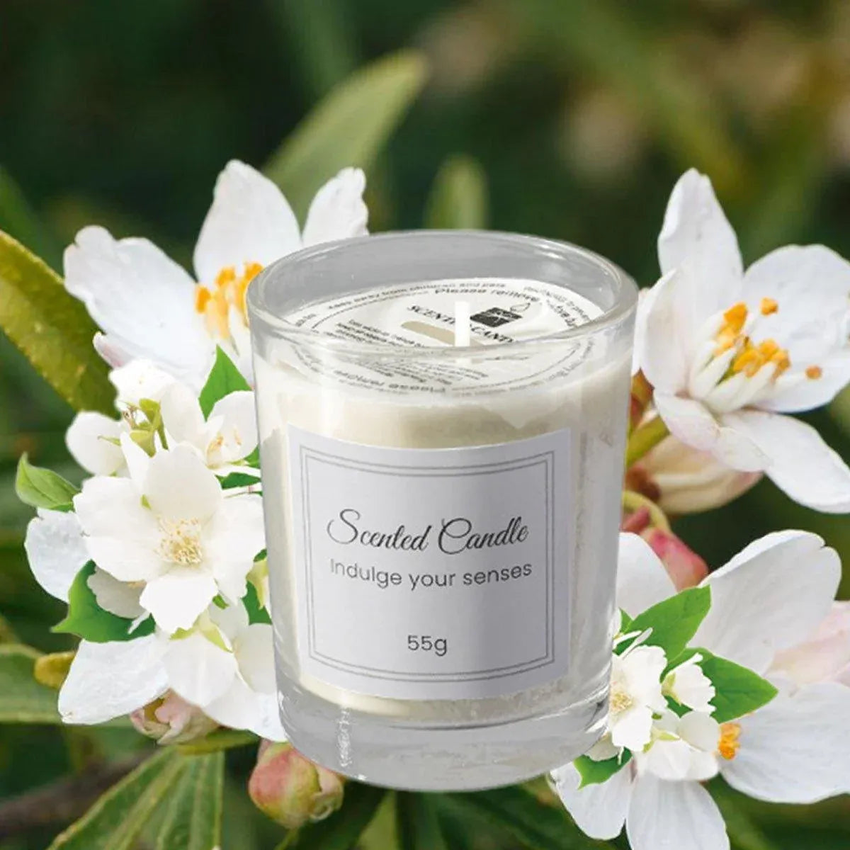 4Pcs Aroma Candles Smokeless Glass Scented Candles Gift Set for Relaxation
