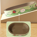 Extra-Large Oval Cat Scratching Board Durable Pet Toy Cat Kittens Wear Resistant - Rabbit