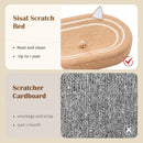 Sisal Basin Cat Scratch Board Cat Paw Board Basin Cat Bed Kitten Scratcher Pad