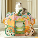Pumpkin Cat Cart Double Layer Cat Scratch Board Cat Bed Furniture For Sleeping