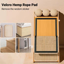 Vertical Wall Mounted Non Shedding Cat Scratcher Corrugated Paper Durable