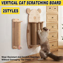 2Style Wood Wall-Mounted Natural Sisal Rope Cat Scratching Claw Grinding Pet Toy - Single Column Pink