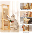 Cat Scratch Board Upright Claw Grinding Post Corner Scratching Column For Indoor