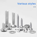 Household Self-tapping Screw Nut Gasket Box Set Multi-purpose Screw Assortment - F
