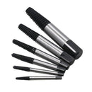 6 Piece Screw Extractor Set Broken Bolt Remover Kit for Damaged Screws