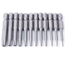 12PCS Torx Screwdriver Bit Set Hex Shank S2 Steel Drill Insert