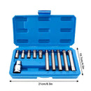 11PCS CR-V M-Type Spline Socket Bit Set Driver Drill Bit Tool Kit Car Repair