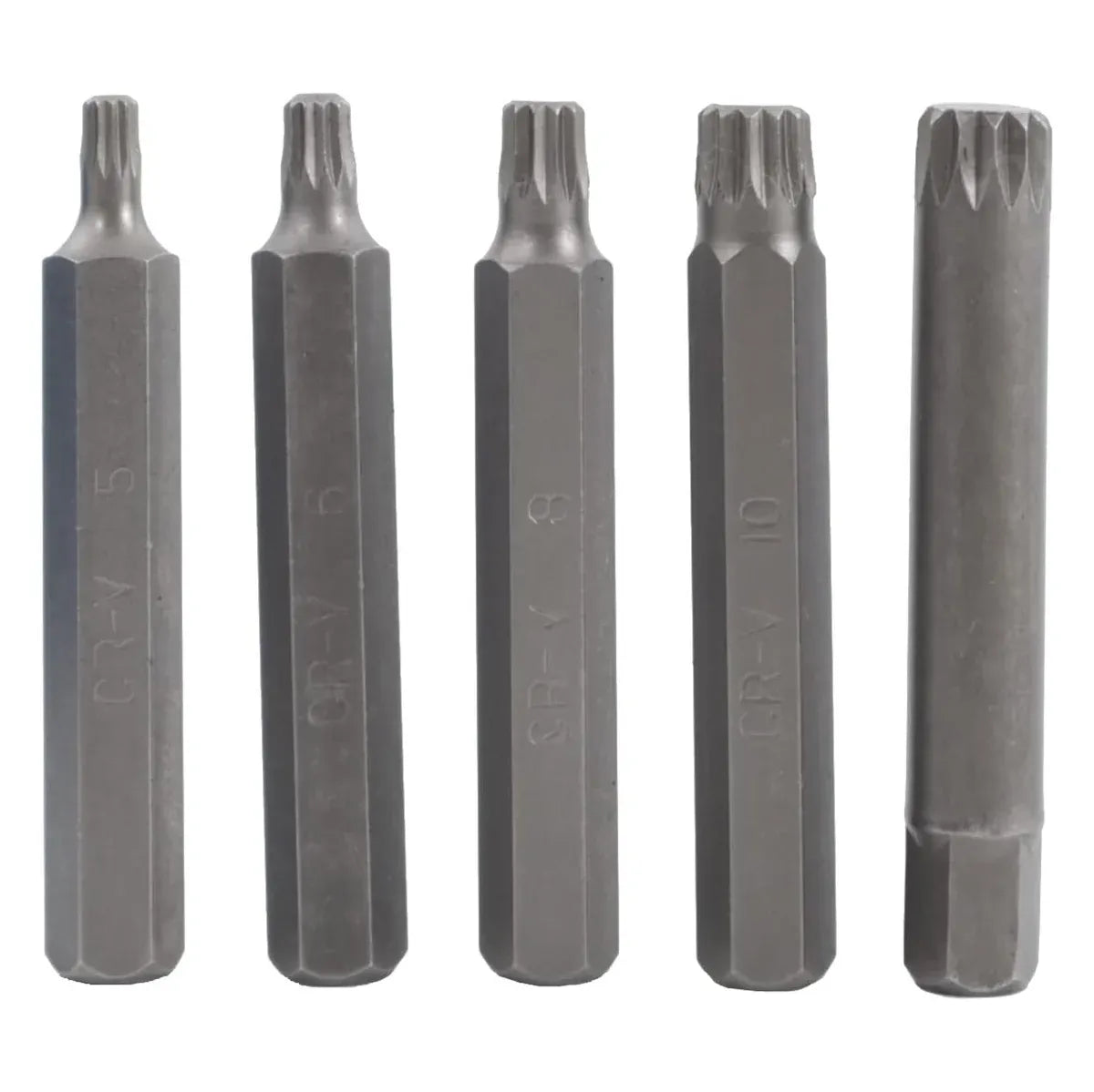 11PCS CR-V M-Type Spline Socket Bit Set Driver Drill Bit Tool Kit Car Repair