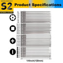 30Pcs 150mm Screwdriver Bit Set Power Tool Accessory Kit For Home Repair Use