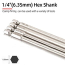 30Pcs 150mm Screwdriver Bit Set Power Tool Accessory Kit For Home Repair Use