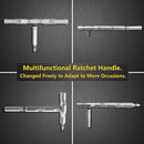24in1 Ratchet Screwdriver Set Multifunctional Steel Wrench Tool Kit Household