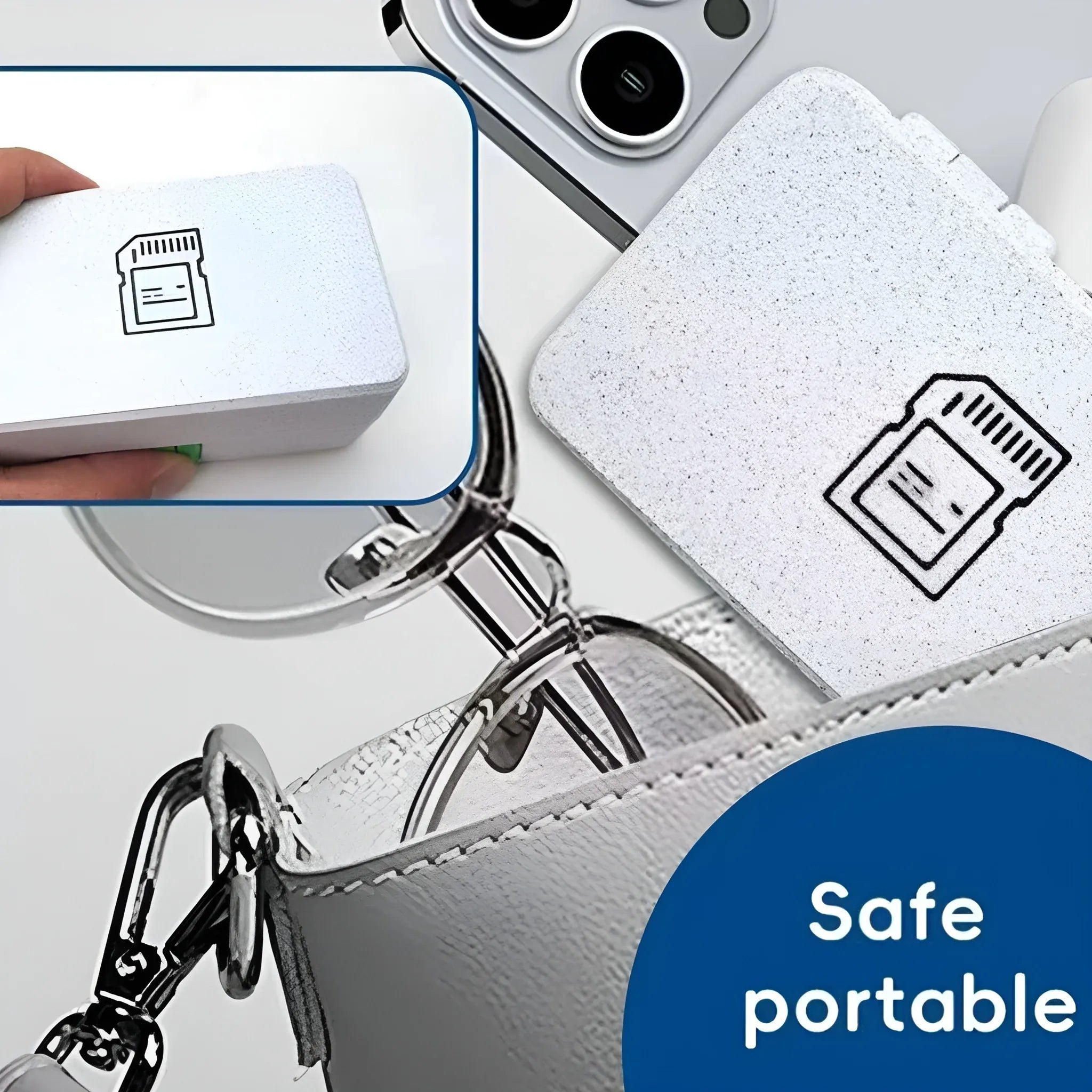 Multi Function SIM Card Memory Card Storage Box Waterproof Shockproof Portable