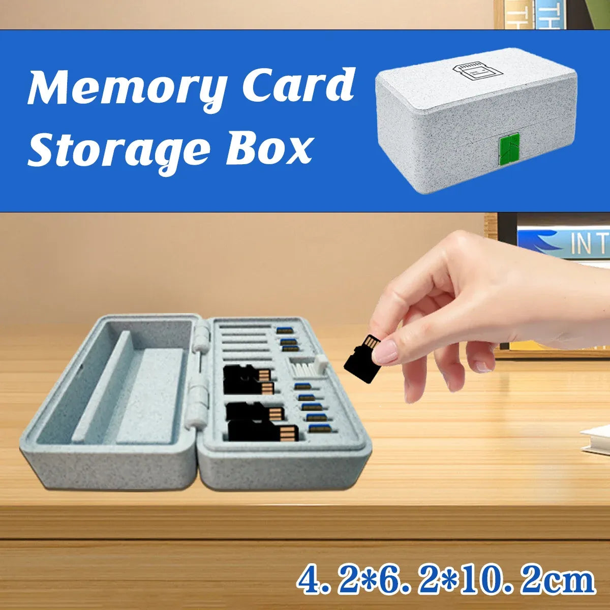 Multi Function SIM Card Memory Card Storage Box Waterproof Shockproof Portable