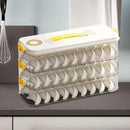 3 Layers Square Food Storage Container with Lid Kitchen Organiser for Meal Prep