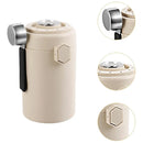 304 Stainless Steel Coffee Bean Sealed Jar 600ml Food Grade Leakproof Durable - Beige