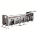 Kitchen Wall Mounted Seasoning Rack Easy Install Space Saving