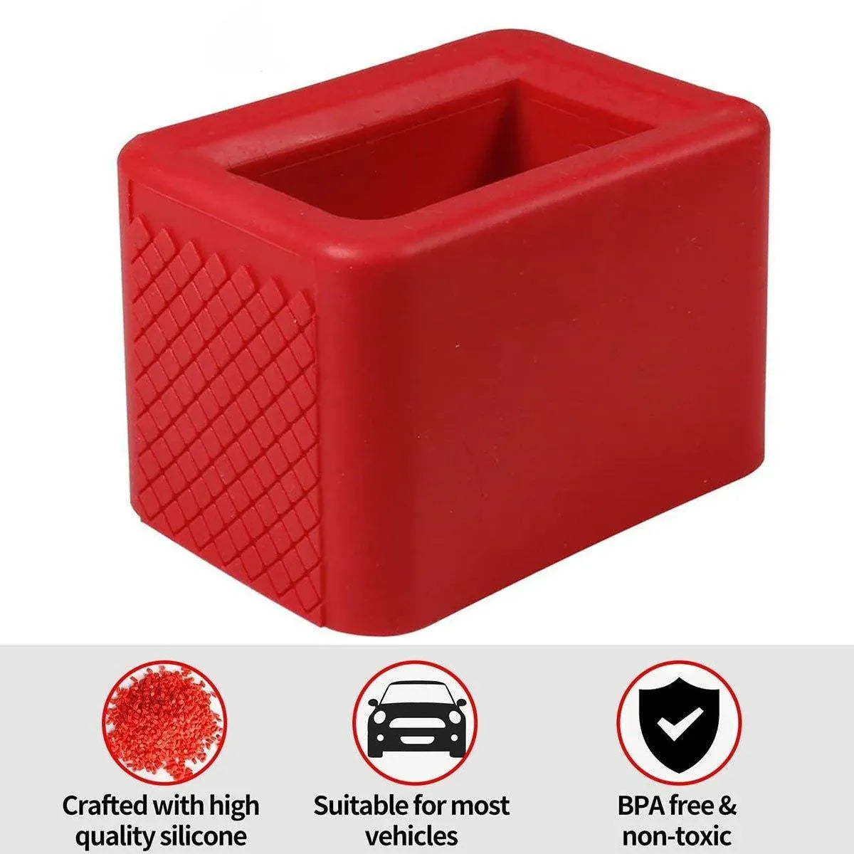 3PCS Vehicle Buckle Insert Slot Lifter Silicone Spacer Block