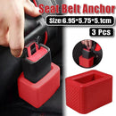 3PCS Vehicle Buckle Insert Slot Lifter Silicone Spacer Block