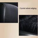 Winter Thick Warm Plush Seat Cover with Backrest Universal Fit for Rear Row - Red