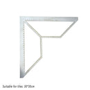 Industrial Floor Drain Positioning Ruler Multi-pattern Measuring Tool Accessory - 30x30cm