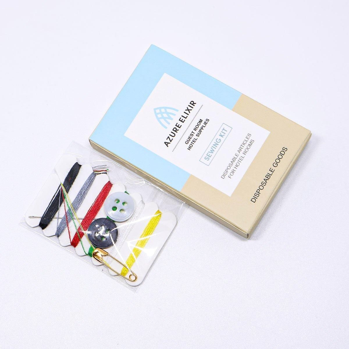 50pcs Hotel Sewing Kit Travel Emergency Sewing Set for Guesthouse and Hotel Room - B