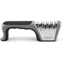Four Stage Knife Sharpener Multifunction Kitchen Blade Sharpening Tool Quick Use - Black