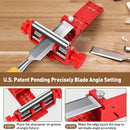 Chisel Sharpening Jig With Angle Gauge Woodworking Knife Tool Grinding Setup