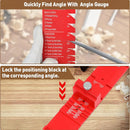 Chisel Sharpening Jig With Angle Gauge Woodworking Knife Tool Grinding Setup