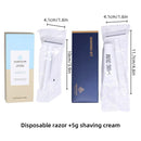 50pcs Hotel Razor and Shaving Cream Set for Guesthouse Bathroom Travel Use - Large