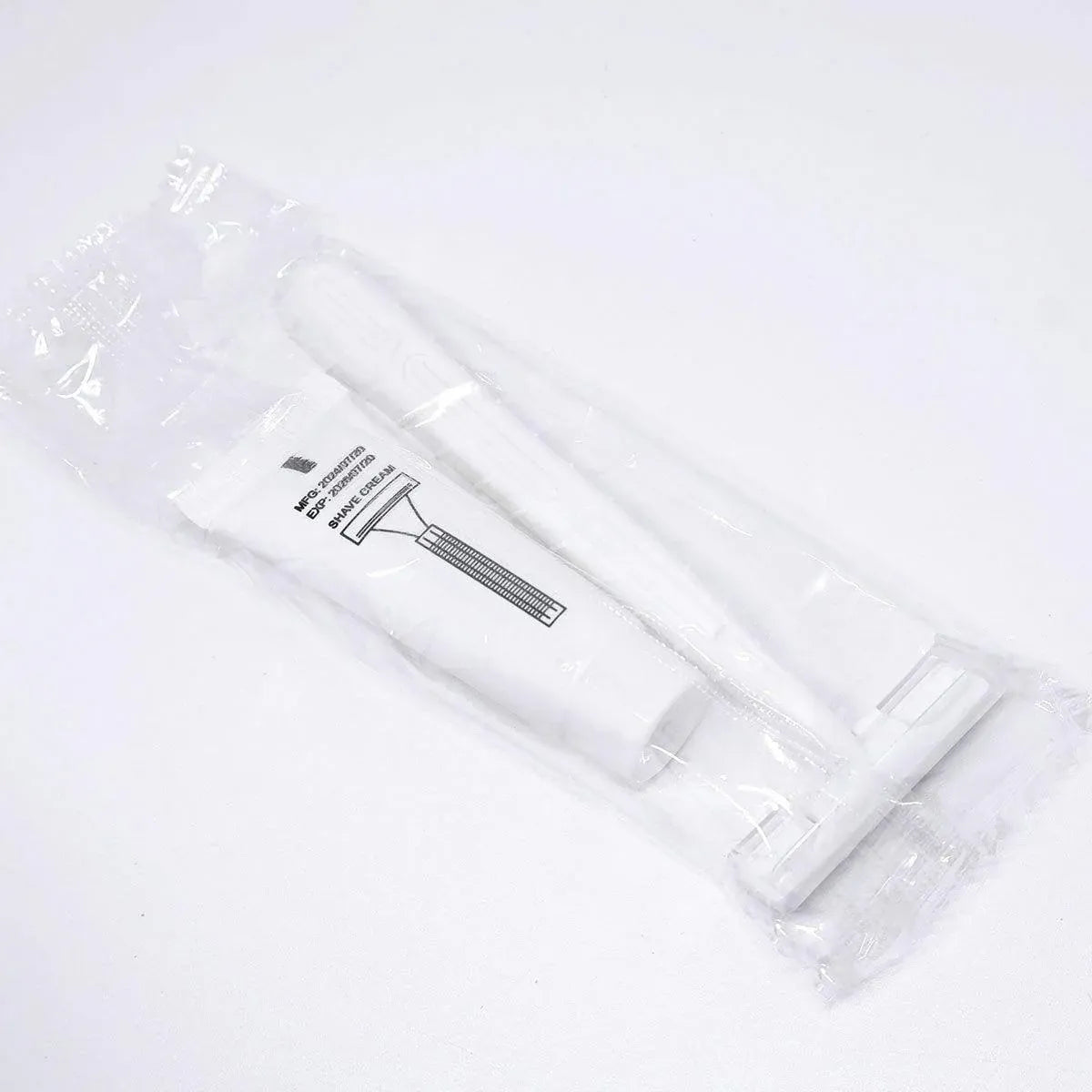 50pcs Hotel Razor and Shaving Cream Set for Guesthouse Bathroom Travel Use - Large