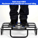 Metal Delivery Bag Rack Ebike Motorcycle Bicycle Food Rider Mount Support Frame