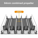 5-Piece Beverage Pusher Lane Set for Fridge and Retail Shelves