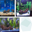 Aquarium Pirate Ship Submarine Aircraft Decoration Fish Tank Background Ornament