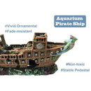 Aquarium Pirate Ship Submarine Aircraft Decoration Fish Tank Background Ornament