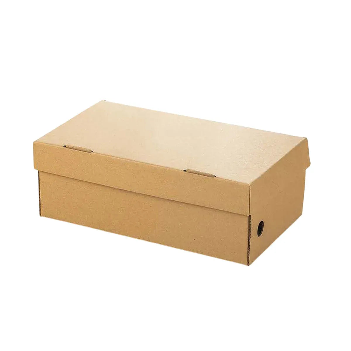 20pcs Kraft Paper Shoe Boxes Clamshell Storage Box for Men Women Shoes Organizer - 29x20.5x11cm
