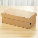 20pcs Kraft Paper Shoe Boxes Clamshell Storage Box for Men Women Shoes Organizer - 29x20.5x11cm