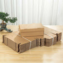 20pcs Kraft Paper Shoe Boxes Clamshell Storage Box for Men Women Shoes Organizer - 29x20.5x11cm