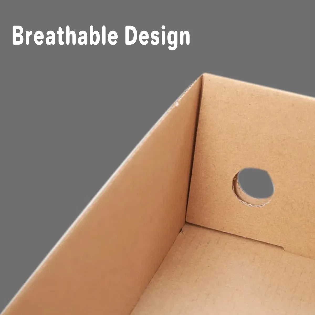 20pcs Kraft Paper Shoe Boxes Clamshell Storage Box for Men Women Shoes Organizer - 29x20.5x11cm