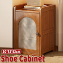 Home Shoe Cabinet with Doors Multi-Layer Dustproof Shoe Storage Entryway Hallway